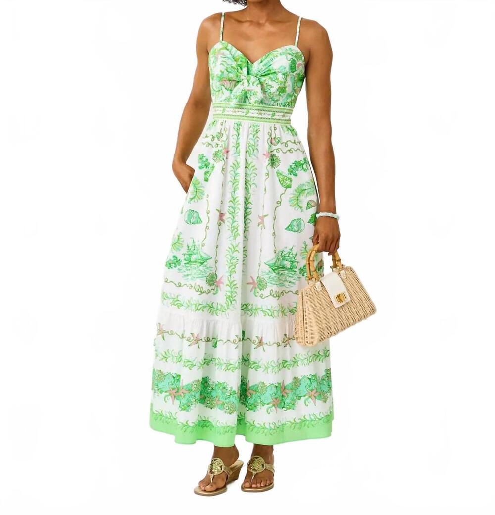 NEW LILLY PULITZER janae maxi dress in resort white - Picture 1 of 6